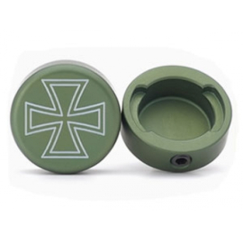 Dangerboy Bar End Cap Orange Cross