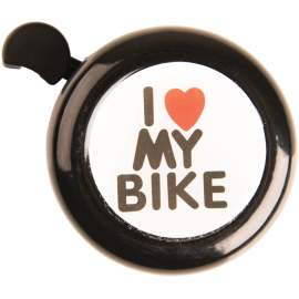 I Love My Bike Black Classic Bell