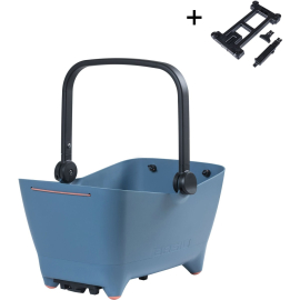 Buddy Dog Bicycle Basket MIK faded denim