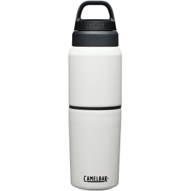 MultiBev SST Vacuum Stainless 500ml Bottle with 350ml Cup 2020 WHITEWHITE 500ML