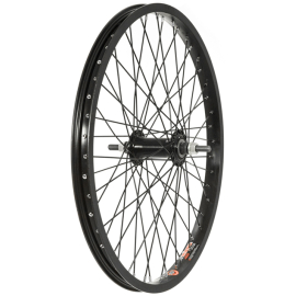 20   BMX Wheel, Front, Black 3/8   Nutted.