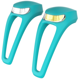 Knog Frog V3 Light Twin Pack Awesome Aquamarine