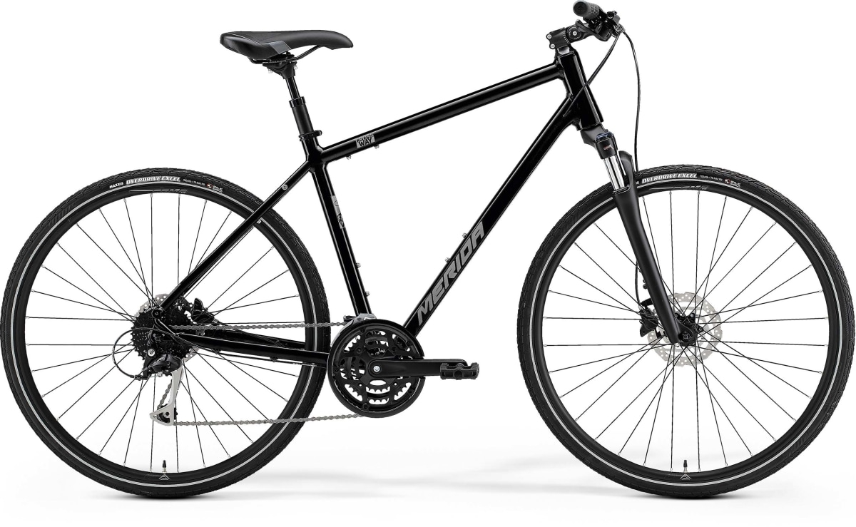 Merida Crossway 100 Black/Silver 2021 - Mountain Mania Cycles