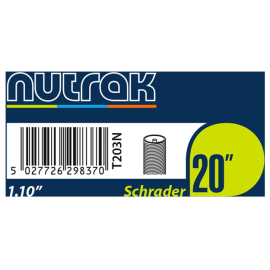 16 x 1.75 - 2.125 inch Schrader inner tube