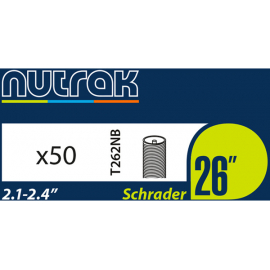 26 x 2.1 - 2.4 inch Schrader inner tube