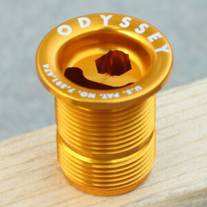 Odyssey BMX Threaded Headset Top Cap Gold Mountain Mania Cycles