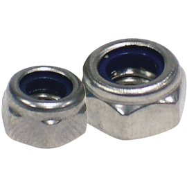 Stainless Steel Nyloc Nuts M5 -100 pcs