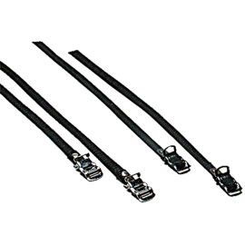 Toe Straps Nylon - Black (pair)