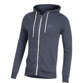 Men's Distressed Logo Hoody, Navy, Size M