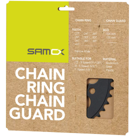 Steel e-Bike Chainring Narrow-wide 104BCD