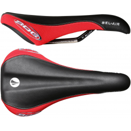 Bel Air Ti-Alloy Rail Saddle Black/Red