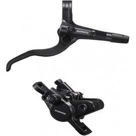 BR-MT400 / BL-MT400 bled brake lever/post mount calliper, black, front right