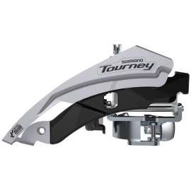 FD-TY601 Tourney front mech, triple, top swing, dual pull, 63-66, for 48T
