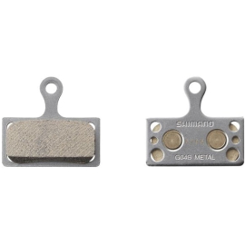 G04S-MX disc pads & spring, metal sintered pad, steel back