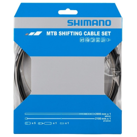 MTB gear cable set for rear only  stainless steel inner