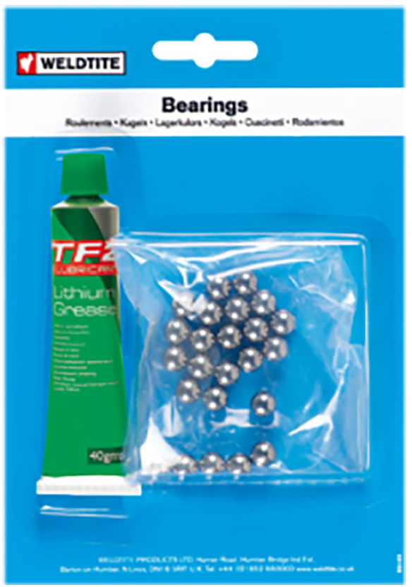Weldtite 14 BALL BEARINGS GREASE 24 BALLS Mountain Mania Cycles